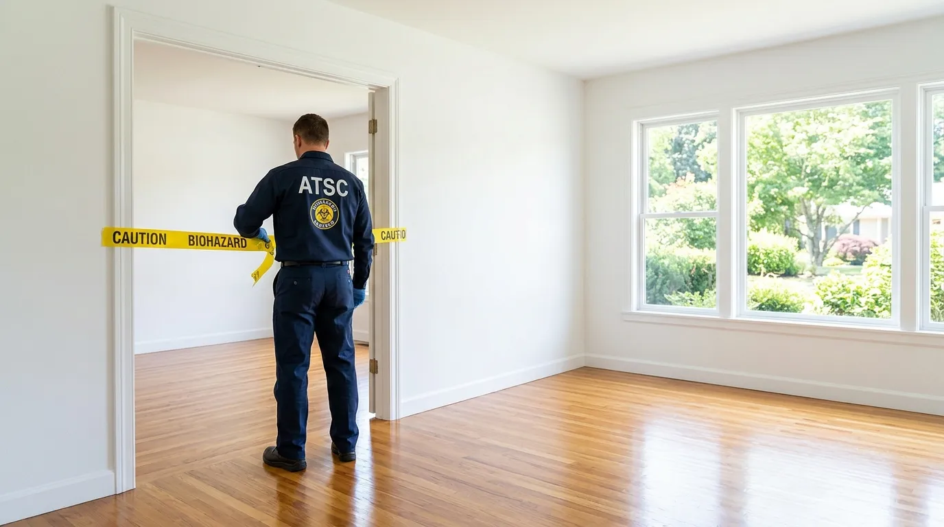 Certified biohazard cleanup crew performing Crime Scene Cleanup in Mooresville