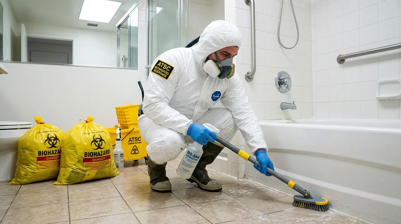 Decontamination equipment deployed for Blood Cleanup in Mooresville